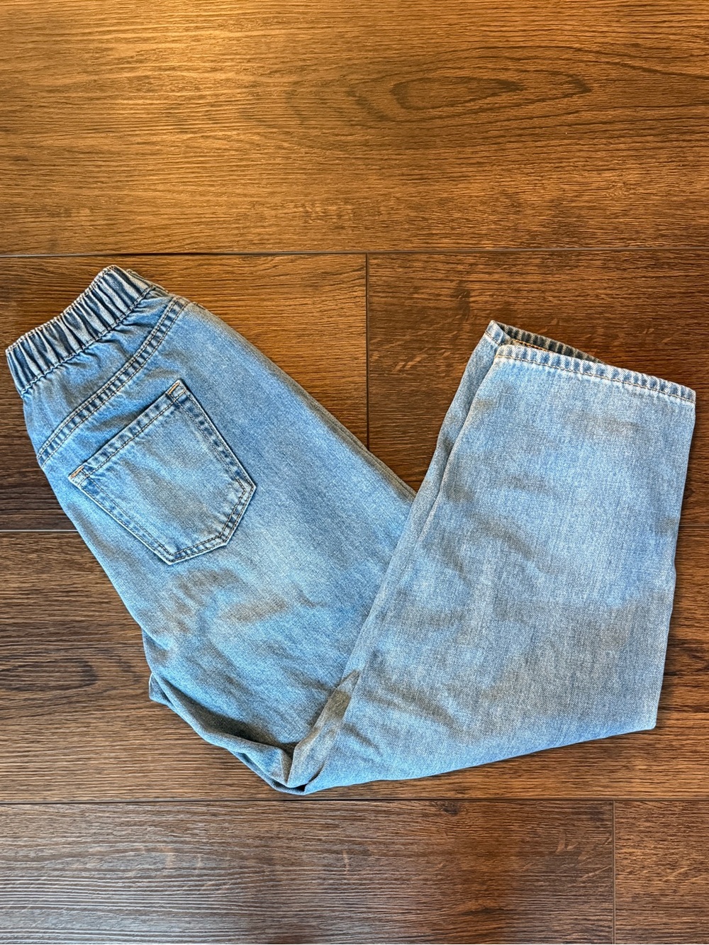 GAP Light Wash Elastic-Waist Kids Jeans Sz L (10)
